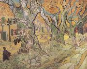 Vincent Van Gogh The Road Menders (nn04) oil painting on canvas
